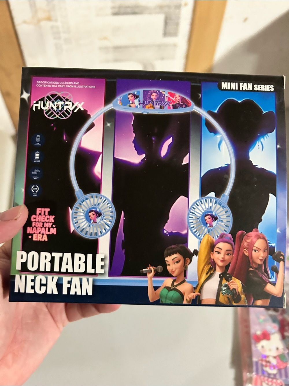 4/$100 HUNTRX Portable Neck Fan in Light Blue
